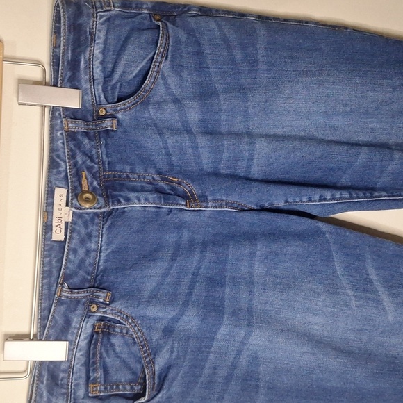 CAbi #222 Laguna Slim Boyfriend Jeans  Women's Midrise  Straight Leg Size 27 - Picture 4 of 8